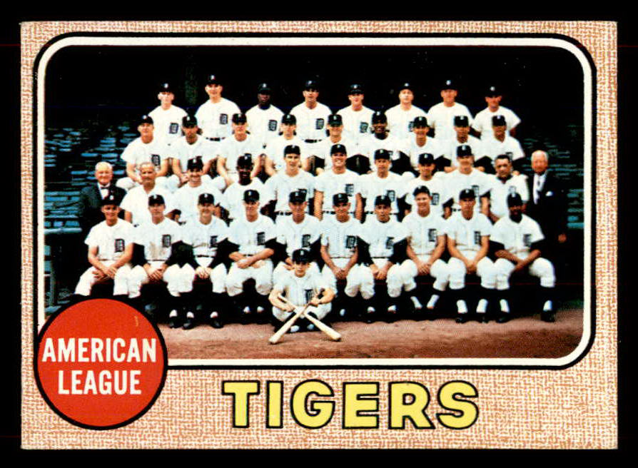 1968 Topps Baseball #528 Detroit Tigers Team NR-MT 551967