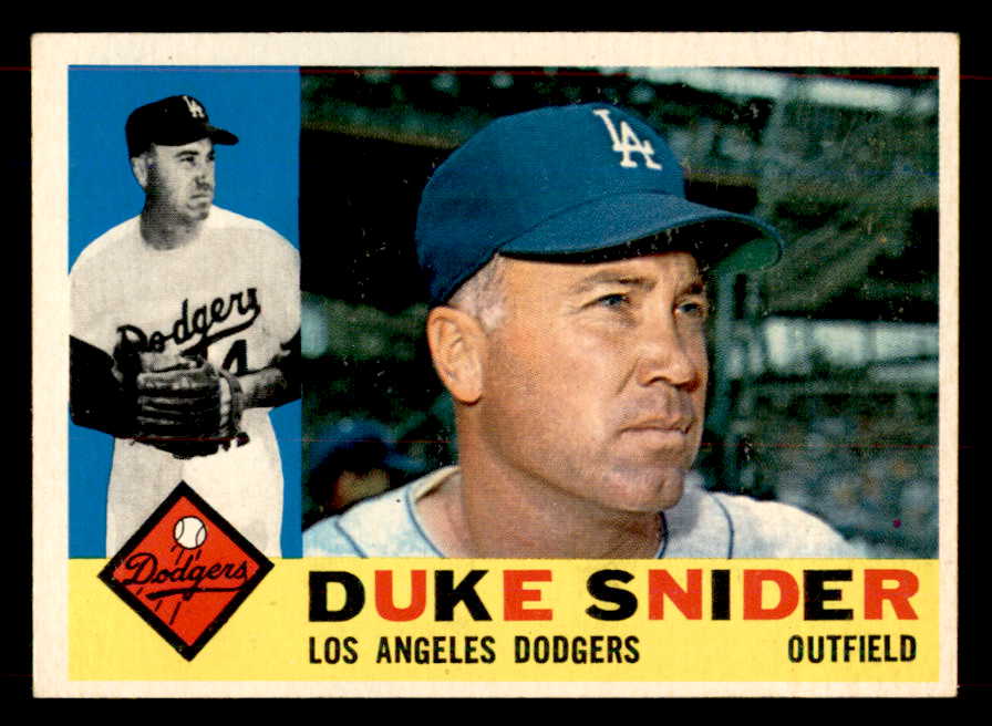 1960 Topps Baseball #493 Duke Snider Dodgers VG-EX 551979