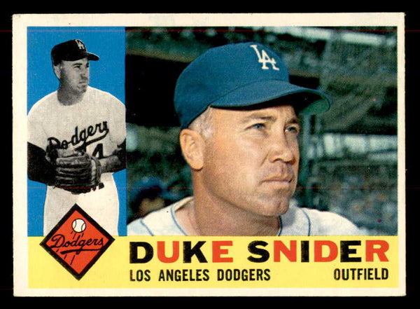 1960 Topps Baseball #493 Duke Snider Dodgers VG-EX 551981