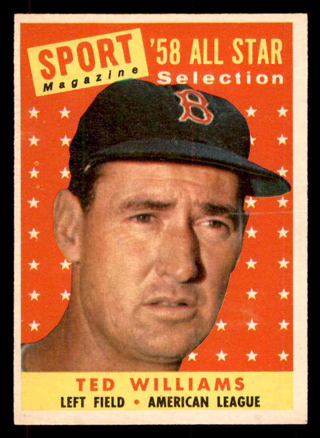 1958 Topps Baseball #485 Ted Williams A.S. Red Sox NR-MT 552058
