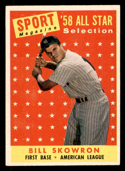 1958 Topps Baseball #477 Bill Skowron A.S. Yankees NR-MT 552060
