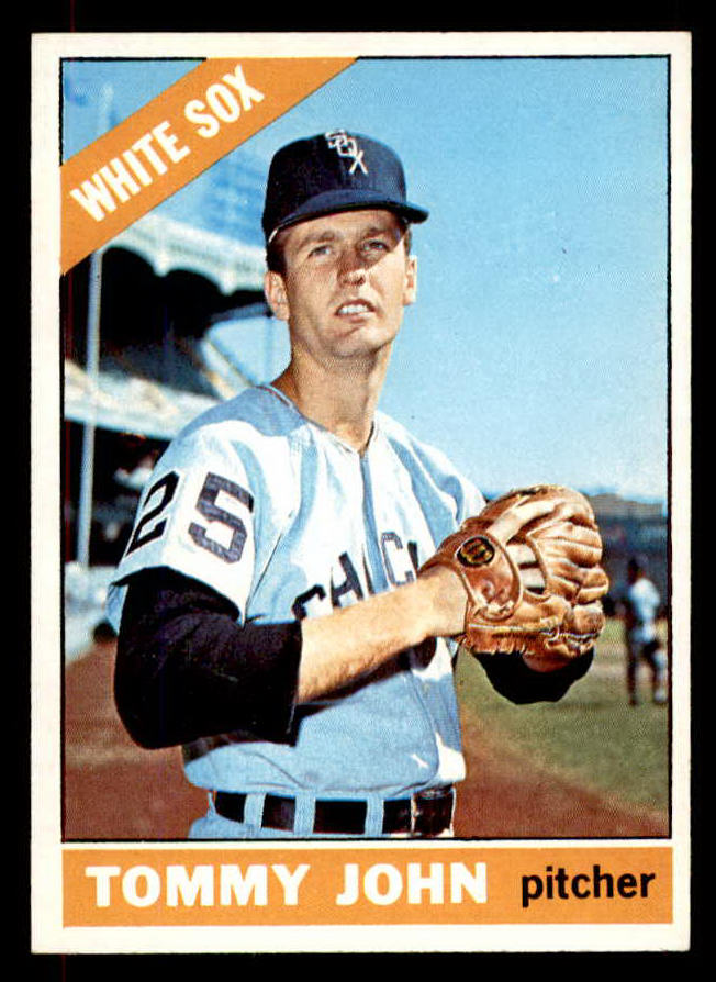 1966 Topps Baseball #486 Tommy John White Sox EX-MT 552066