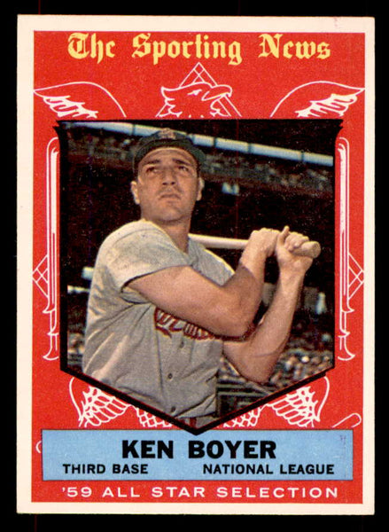 1959 Topps Baseball #557 Ken Boyer A.S. Cardinals EX-MT 552087