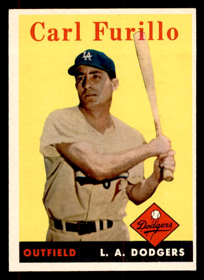 1958 Topps Baseball #417 Carl Furillo Dodgers VG-EX 552091