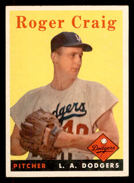 1958 Topps Baseball #194 Roger Craig Dodgers EX-MT 552105