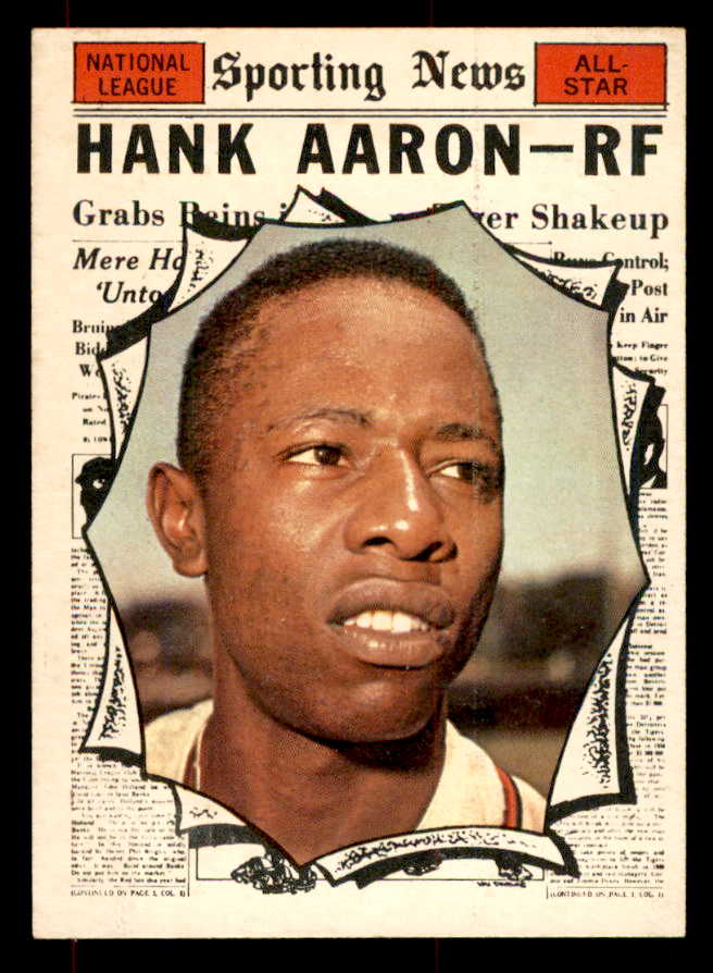 1961 Topps Baseball #577 Hank Aaron A.S. Braves EX-MT 552132