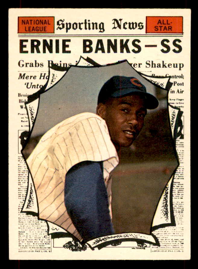 1961 Topps Baseball #575 Ernie Banks A.S. Cubs EX-MT 552139