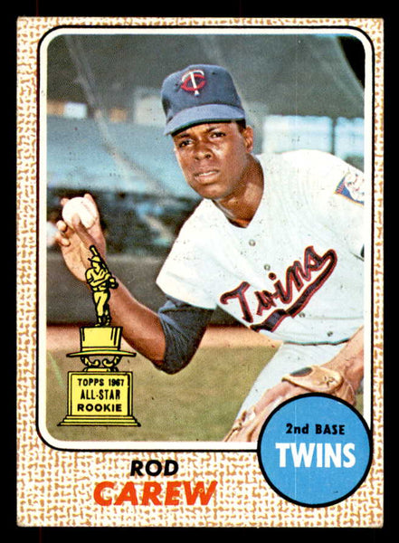 1968 Topps Baseball #080 Rod Carew Twins EX-MT 552141