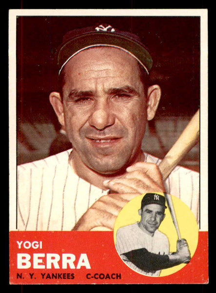 1963 Topps Baseball #340 Yogi Berra Yankees EX-MT 552151