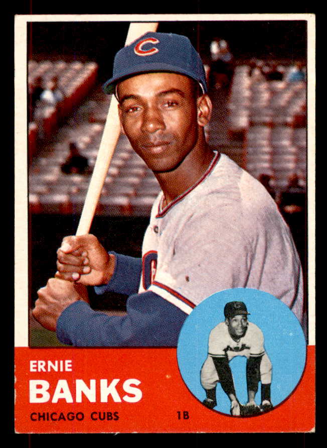1963 Topps Baseball #380 Ernie Banks Cubs EX-MT 552162