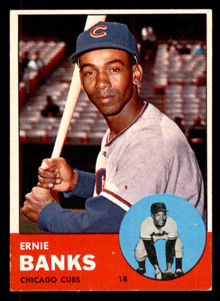 1963 Topps Baseball #380 Ernie Banks Cubs EX-MT 552162