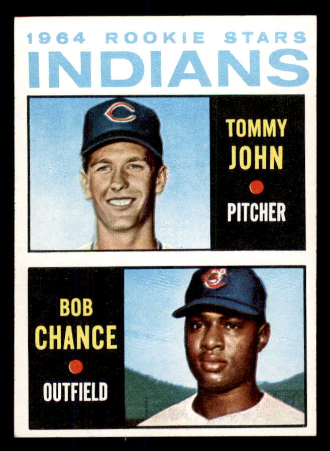 1964 Topps Baseball #146 Tommy John Indians EX-MT 552187