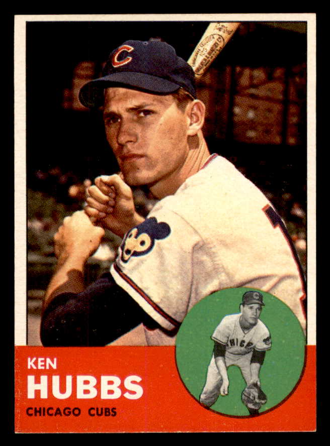 1963 Topps Baseball #015 Ken Hubbs Cubs EX-MT 552195