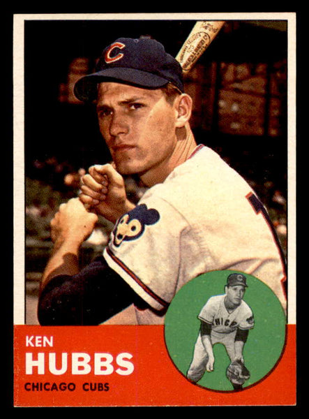 1963 Topps Baseball #015 Ken Hubbs Cubs EX-MT 552195