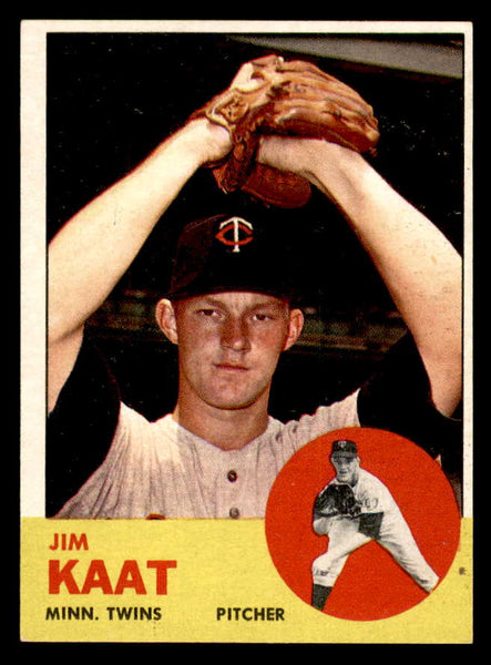 1963 Topps Baseball #165 Jim Kaat Twins EX-MT 552197
