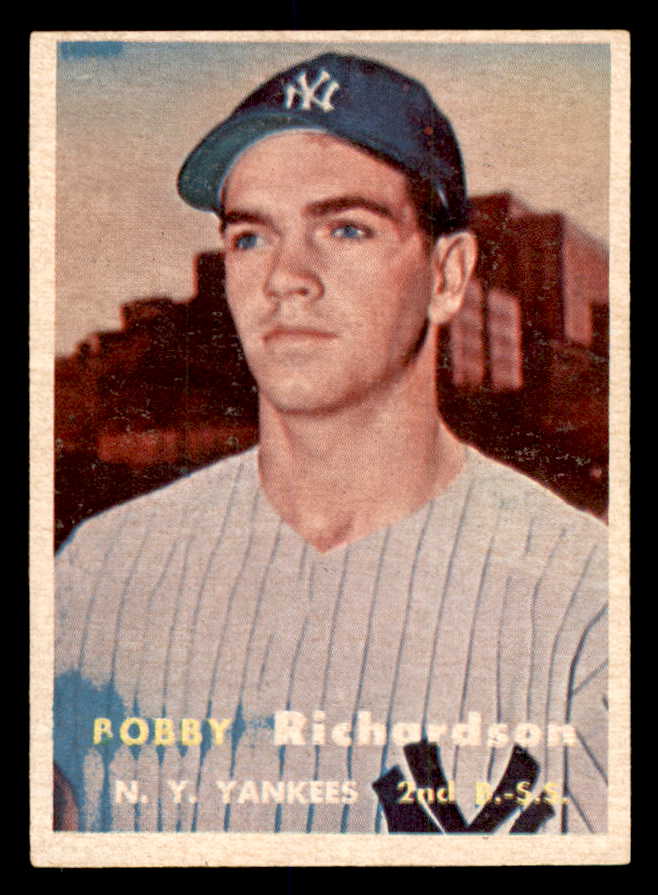 1957 Topps Baseball #286 Bobby Richardson Yankees EX-MT 552229