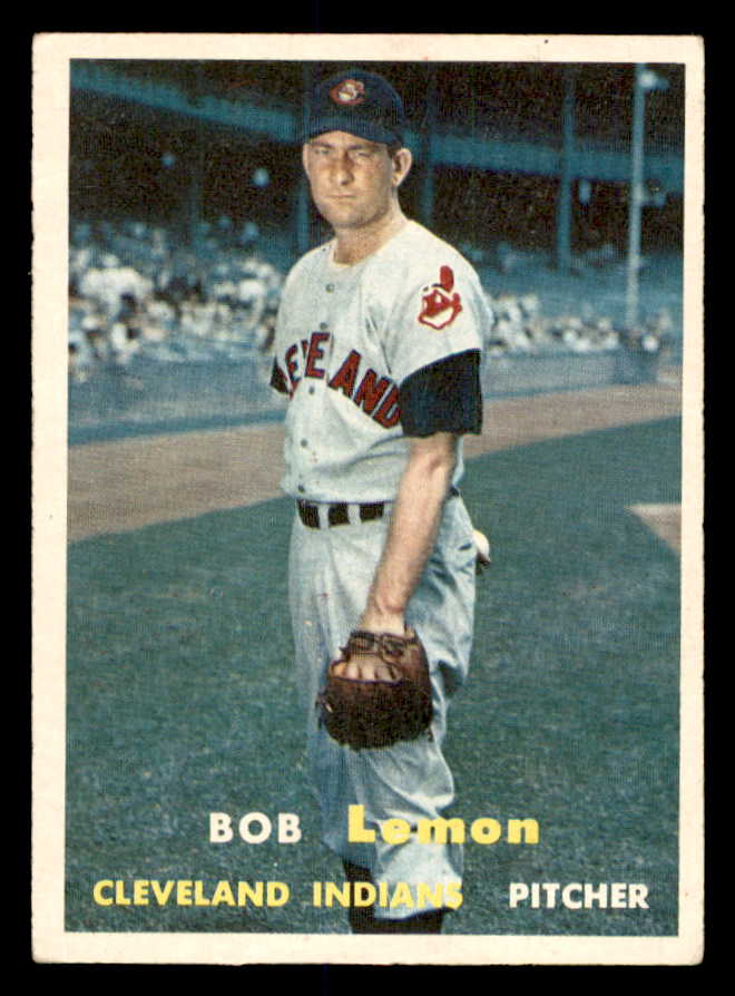 1957 Topps Baseball #120 Bob Lemon Indians EX 552234