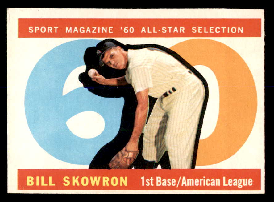 1960 Topps Baseball #553 Bill Skowron A.S. Yankees EX-MT 552245
