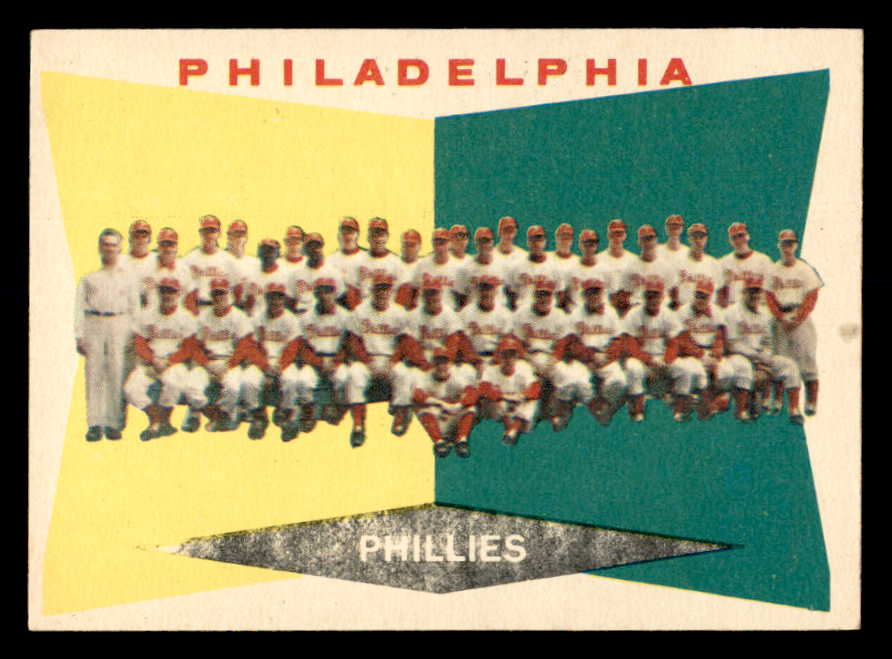 1960 Topps Baseball #302 Philadelphia Phillies Team EX-MT 552253