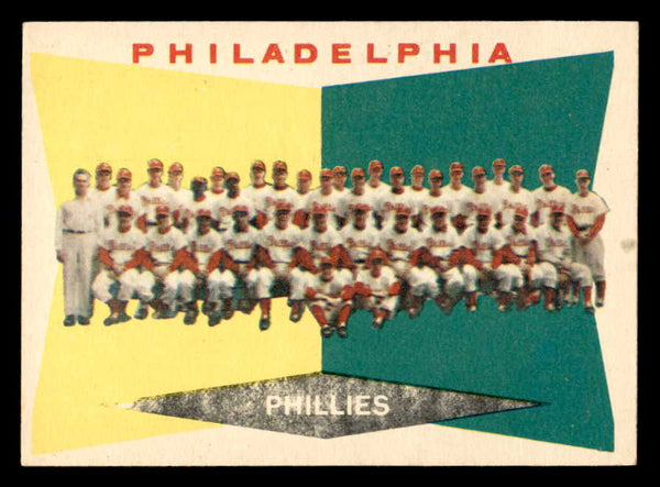 1960 Topps Baseball #302 Philadelphia Phillies Team EX-MT 552253