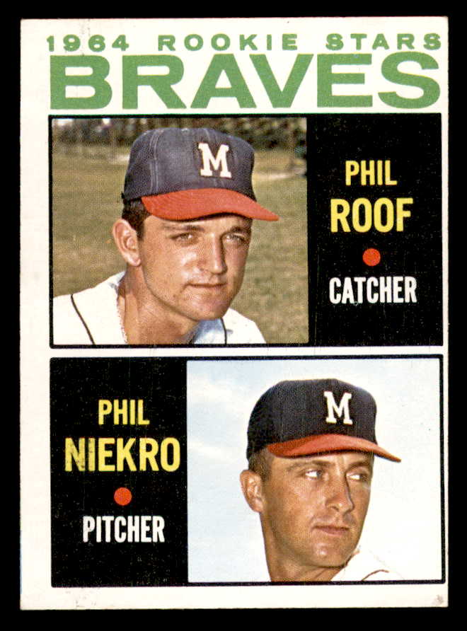 1964 Topps Baseball #541 Phil Niekro Braves EX+/EX-MT 552257
