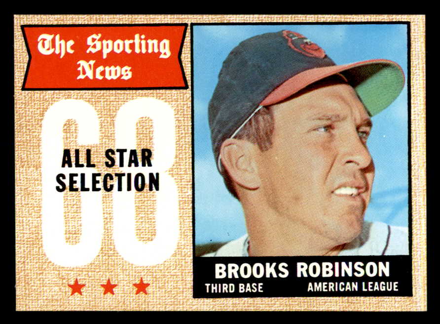 1968 Topps Baseball #365 Brooks Robinson A.S. Orioles NR-MT 552267