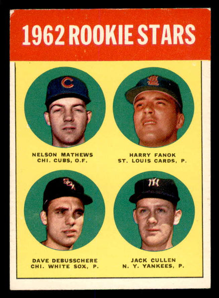 1963 Topps Baseball #054 Dave DeBusschere White Sox EX Variation 552300