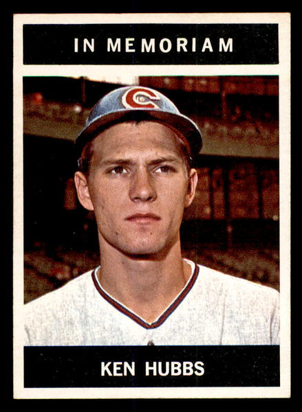 1964 Topps Baseball #550 Ken Hubbs Cubs EX-MT 552321