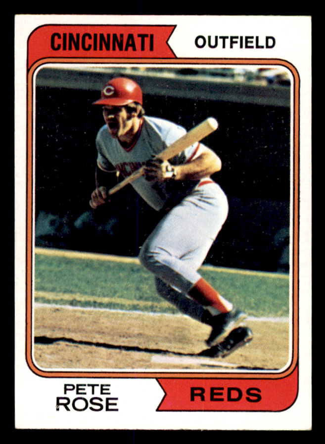 1974 Topps Baseball #300 Pete Rose Reds EX-MT 552330