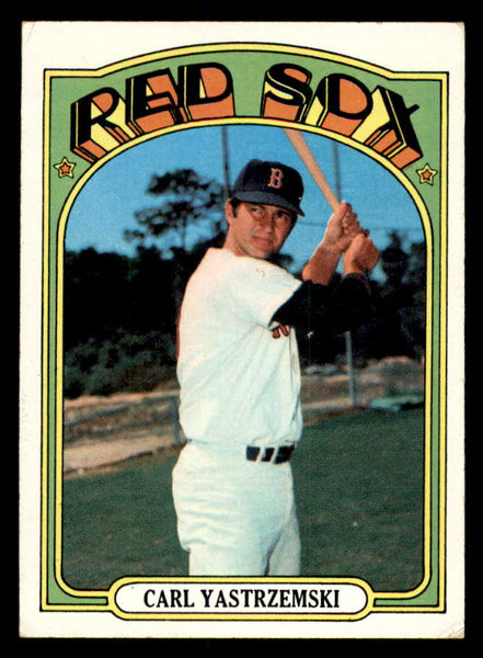1972 Topps Baseball #037 Carl Yastrzemski Red Sox VG-EX 552331