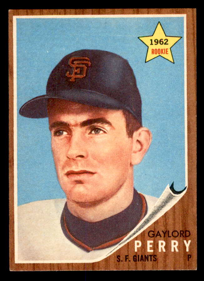 1962 Topps Baseball #199 Gaylord Perry Giants EX-MT 552345