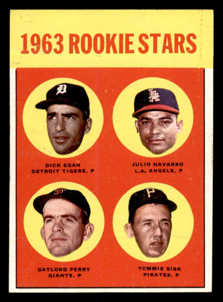 1963 Topps Baseball #169 Gaylord Perry Giants NR-MT 552346