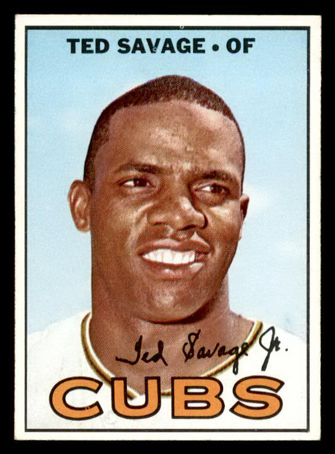 1967 Topps Baseball #552 Ted Savage Cubs EX-MT 552353
