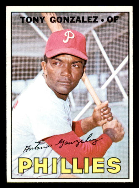 1967 Topps Baseball #548 Tony Gonzalez Phillies EX-MT 552360