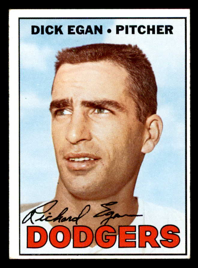 1967 Topps Baseball #539 Dick Egan Dodgers EX-MT 552368