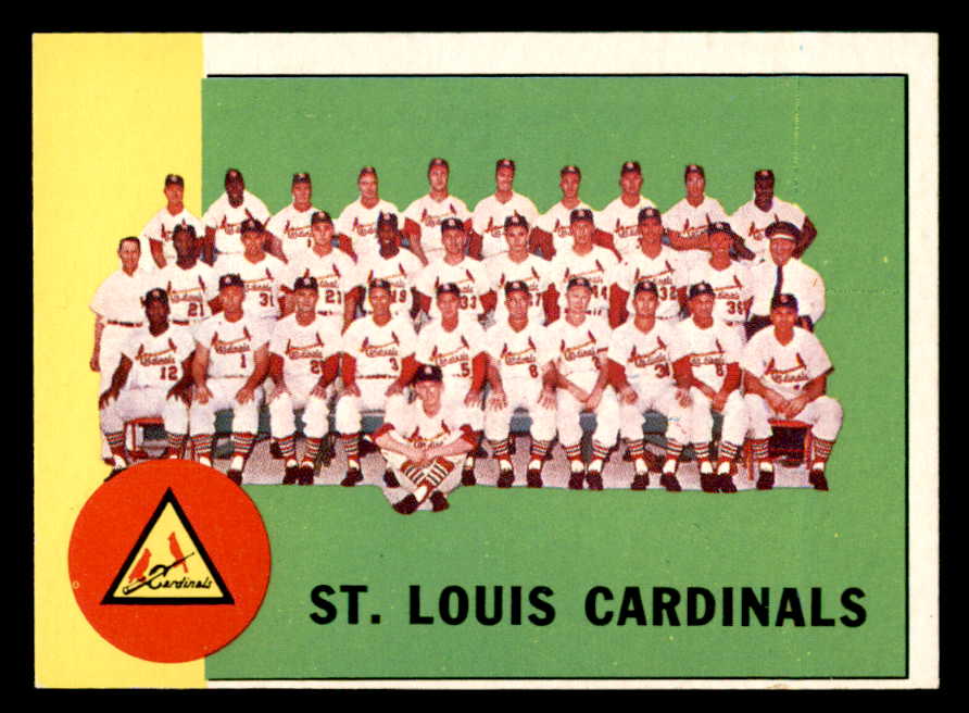 1963 Topps Baseball #524 St. Louis Cardinals Team EX-MT 552401