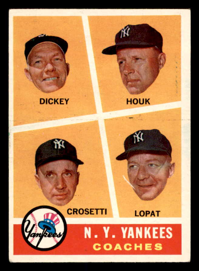 1960 Topps Baseball #465 Bill Dickey Yankees EX-MT 552453