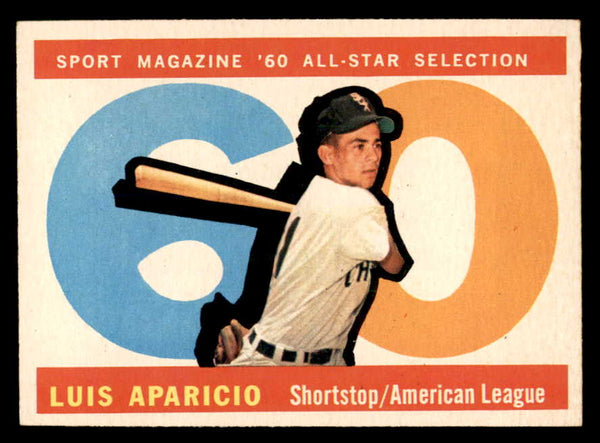 1960 Topps Baseball #559 Luis Aparicio A.S. White Sox EX-MT 552462