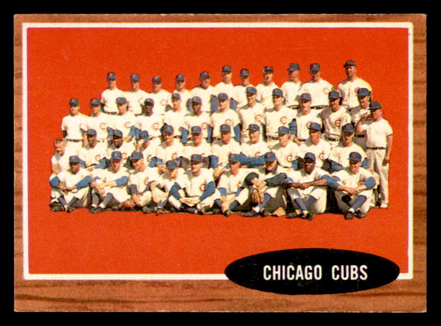 1962 Topps Baseball #552 Chicago Cubs Team EX-MT 552474