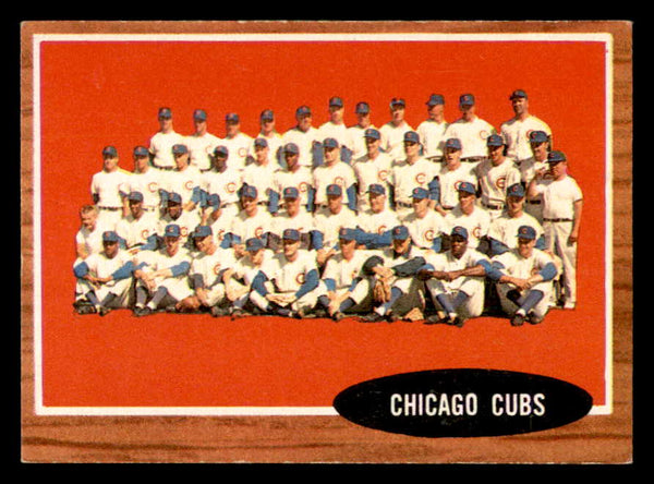 1962 Topps Baseball #552 Chicago Cubs Team EX-MT 552474