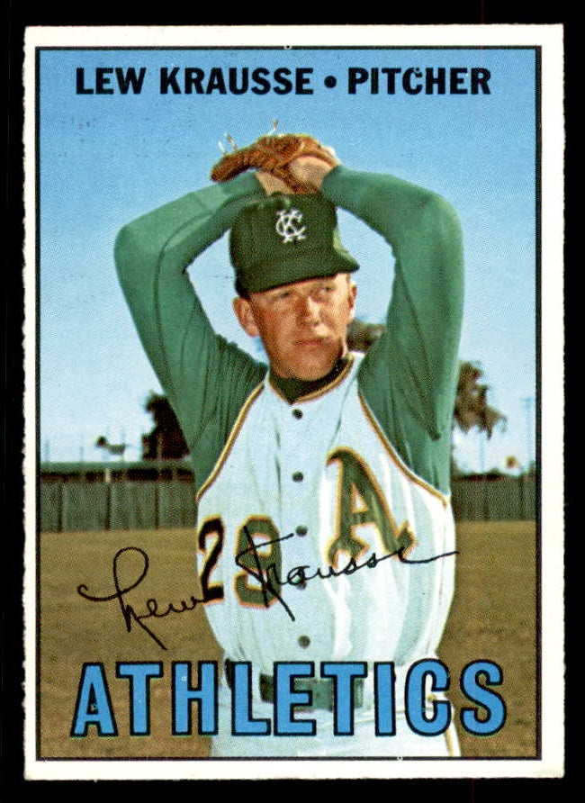 1967 Topps Baseball #565 Lew Krausse A's EX-MT 552509