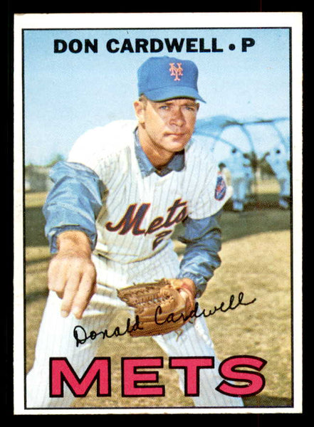 1967 Topps Baseball #555 Don Cardwell Mets NR-MT 552520