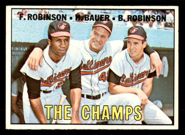 1967 Topps Baseball #001 Brooks Robinson Frank Robinson EX-MT 552524