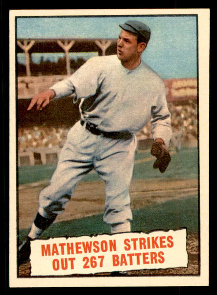 1961 Topps Baseball #408 Christy Mathewson Giants NR-MT 552551