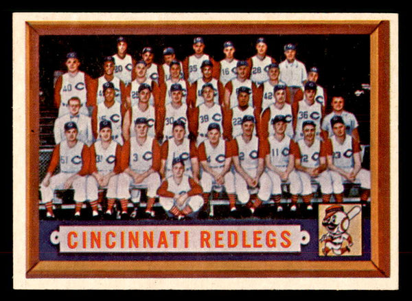 1957 Topps Baseball #322 Cincinnati Reds Team NR-MT 552603