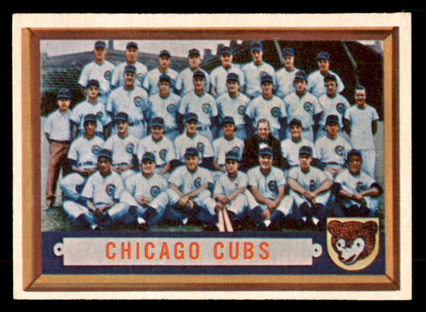 1957 Topps Baseball #183 Chicago Cubs Team EX-MT 552606