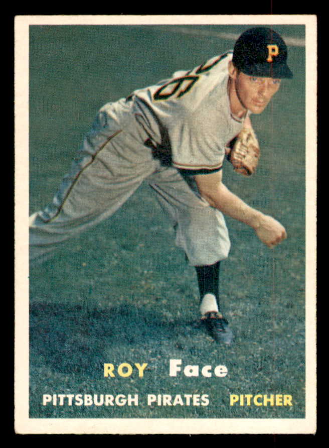 1957 Topps Baseball #166 Roy Face Pirates EX 552611
