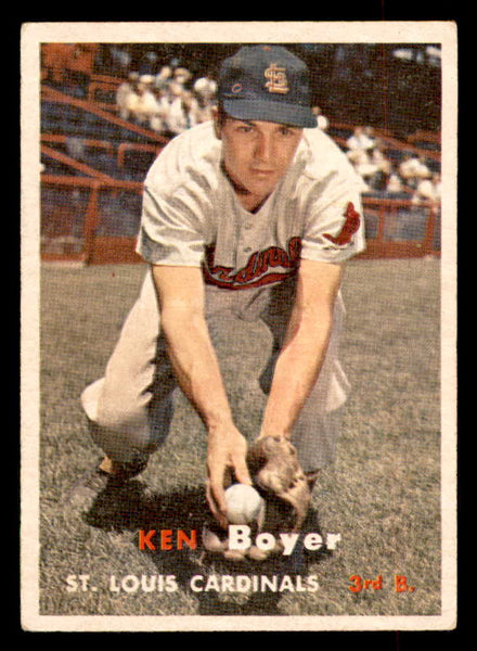 1957 Topps Baseball #122 Ken Boyer Cardinals VG-EX 552632