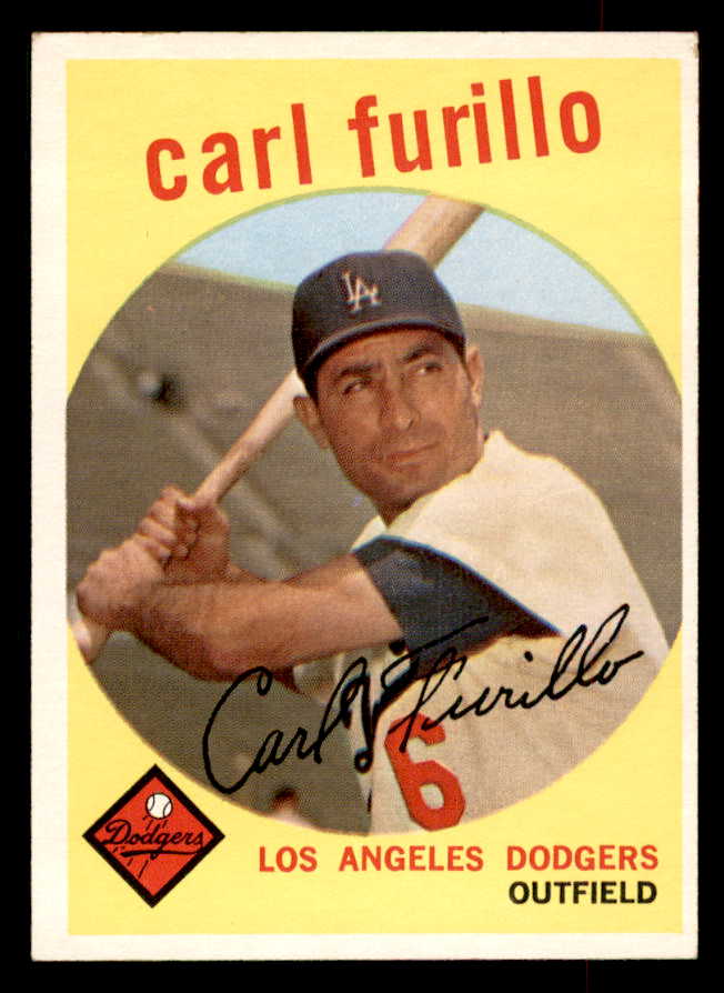 1959 Topps Baseball #206 Carl Furillo Dodgers VG-EX 552662