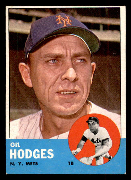 1963 Topps Baseball #245 Gil Hodges Mets EX-MT 552687